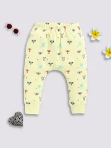 YK X Tinyo Infant Boys Mid-Rise Printed Cotton Diaper Pants