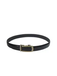 Calvadoss Men Premium Comfort Fit Antique Gold Solid PU Belt