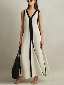 StyleCast x Revolte Women V-Neck Fit & Flare Maxi Dress