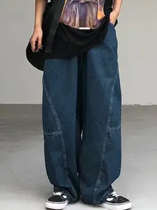 StyleCast x Revolte Men Wide Leg Jeans