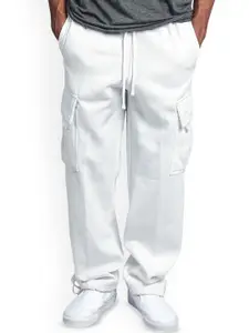 StyleCast x Revolte Men Mid -Rise Regular Fit Cargos Trousers