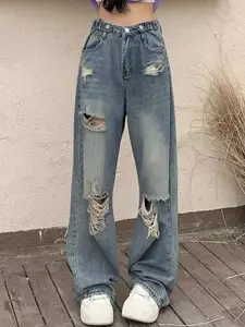 StyleCast Women Straight Fit High-Rise Jeans