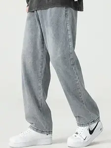 StyleCast x Revolte Men Straight Fit Light Fade Jeans