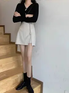 StyleCast x Revolte Women Mini Straight Skirt