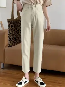 StyleCast Women Straight Fit High-Rise Jeans