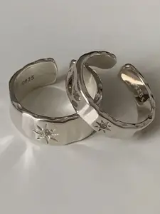 StyleCast Elegant Set Of 2 Adjustable Finger Rings