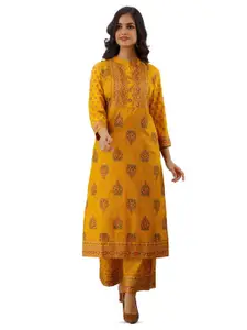 DMP FASHION Women Ethnic Motifs Printed Floral Kurta