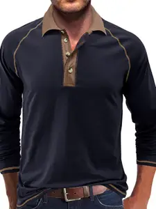 StyleCast x Revolte Men Polo Collar T-shirt