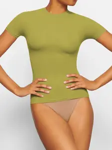 StyleCast x Revolte Women Round Neck Fitted Top