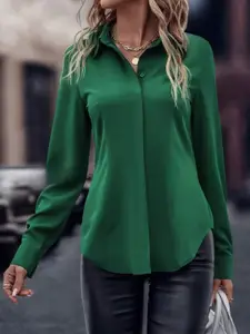 StyleCast Women Classic Opaque Casual Shirt