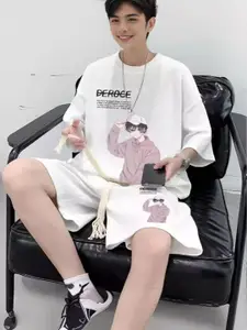 StyleCast T-Shirt With Shorts Co-Ords