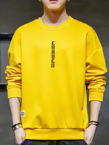 StyleCast x Revolte Men Typography Printed Long Sleeves Sweatshirt