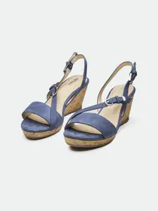 Oroh Women Leather Wedge Sandals