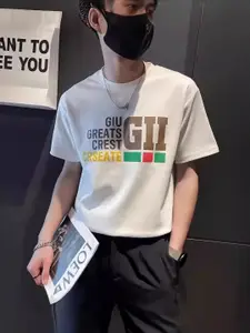 StyleCast Men Typography Printed Round Neck T-shirt