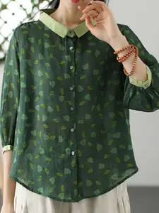 StyleCast x Revolte Women Relaxed Fit Abstract Printed Casual Shirt