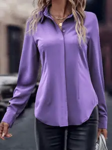 StyleCast Women Classic Opaque Casual Shirt