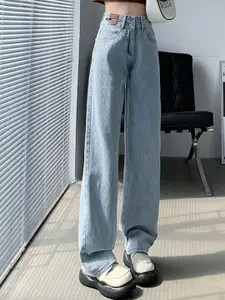 StyleCast Women Straight Fit High-Rise Jeans