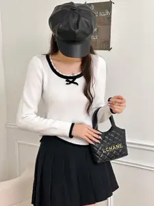 StyleCast Women Scoop Neck Pullover Sweater