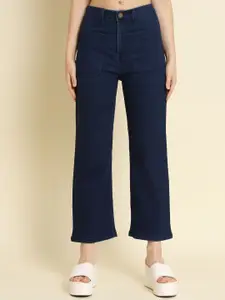 CORSICA Women Jean Straight Fit High-Rise Light Fade Stretchable Jeans