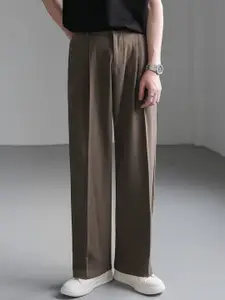 StyleCast x Revolte Men Loose Fit Mid-Rise Pleated Trousers