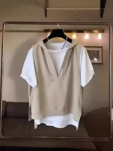 StyleCast Men Hooded Pockets T-shirt