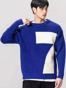 StyleCast x Revolte Men Cable Knit Pullover