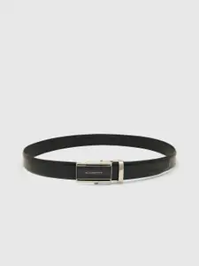 Blackberrys Men Textured Leather Formal Belt