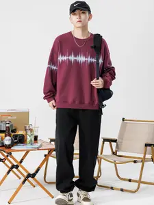 StyleCast x Revolte Men Printed Sweatshirt