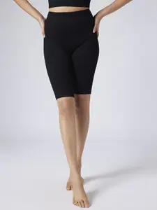 FEIER Women High-Rise Skinny Fit Sports Shorts