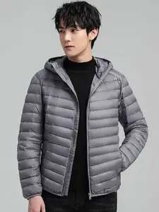 StyleCast x Revolte Men Mock Collar Puffer Jacket