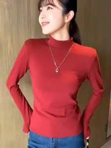 StyleCast Women High Neck Woollen Sweater