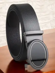 Provogue Men Textured Leather Formal Belt