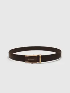 Blackberrys Men Textured Leather Belt