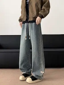 StyleCast x Revolte Men Light Fade Mid-Rise Relaxed Fit Jeans