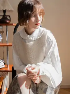 StyleCast Women Cable Knit Sweater Vest