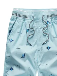 StyleCast x Revolte Men Graphic Printed Cotton Shorts