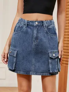 StyleCast A-Line Above Knee Skirt