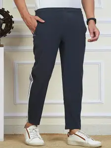 SLF INDIA Men Side Stripe Slim-Fit Track Pants