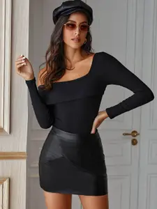 StyleCast x Revolte Women Pencil Mini Skirt