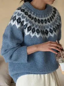 StyleCast x Revolte Women Cable Knit Pullover