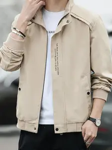 StyleCast x Revolte Men Stand Collar Tailored Jacket