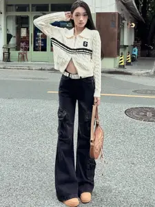 StyleCast Women Cotton Baggy Fit Light Fade Jeans