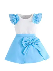 StyleCast x Revolte Girls Round Neck Top With Skirt