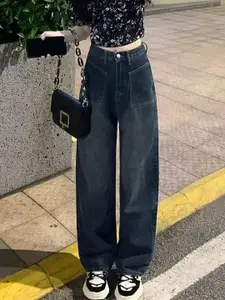 StyleCast Women Cotton Straight Fit Mid-Rise Jeans