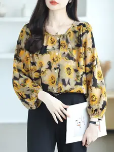 StyleCast women Floral Printed Shirt Style Top