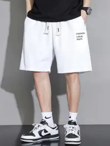 StyleCast x Revolte Men Typography Printed Regular Fit Mid-Rise Shorts