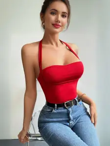 StyleCast  Women Cotton Fitted Crop Top