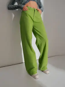 StyleCast Women Wide Leg High-Rise Jeans