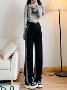 StyleCast Women Straight Fit High-Rise Jeans