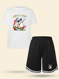 INCLUD Boys Printed T-shirt with Shorts